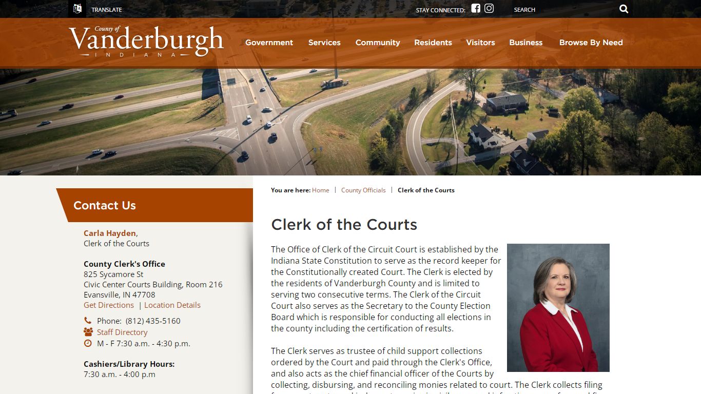 County Clerk / Vanderburgh County - Indiana
